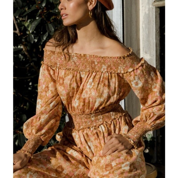 Spell & The Gypsy Collective Anne Floral Jumpsuit, Organic Cotton, Size XS - Picture 2 of 16